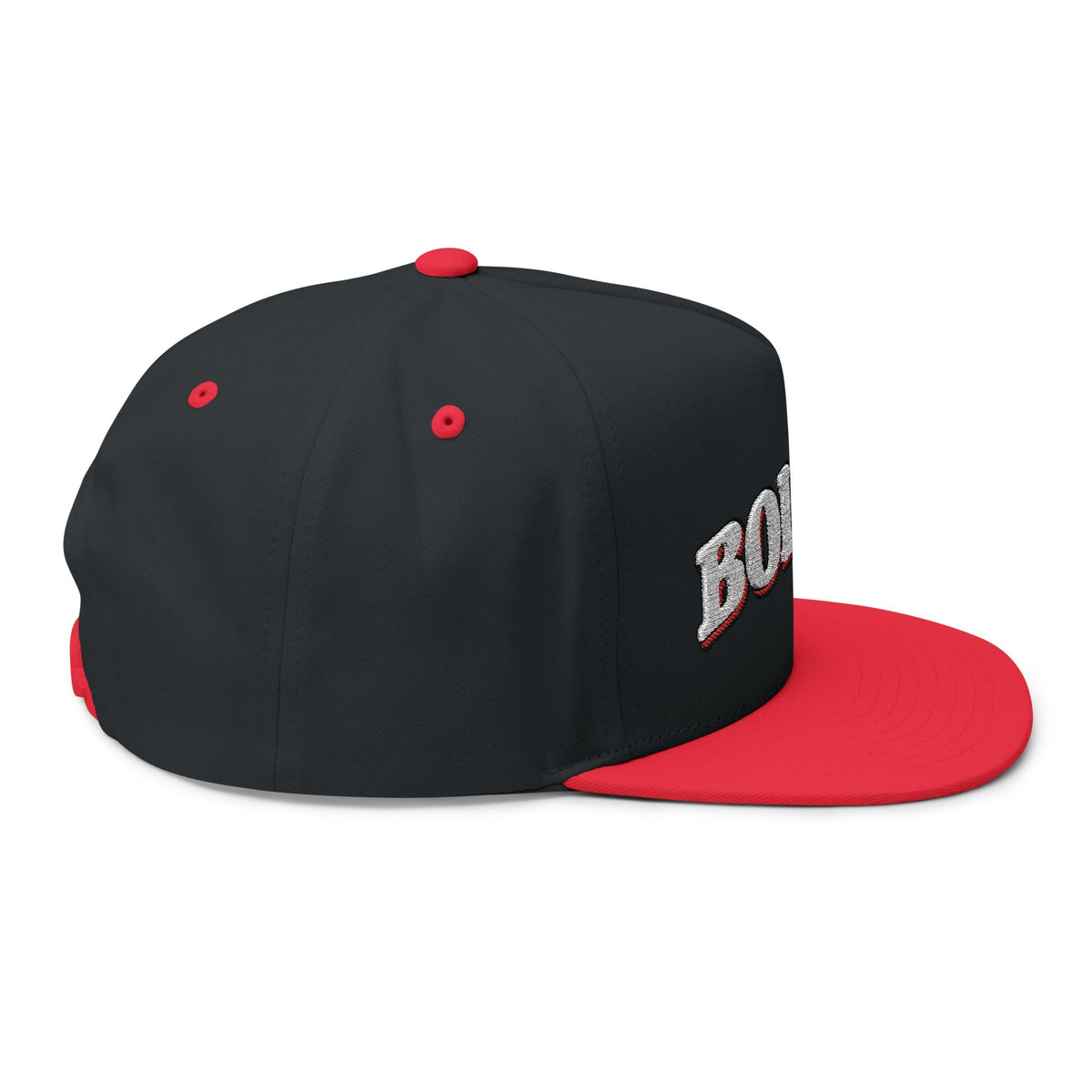 Bollox Embroidered Flat Bill Cap