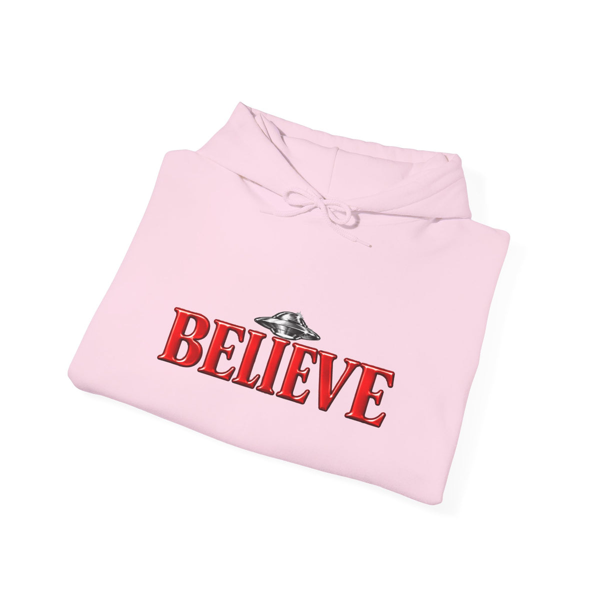 Believe UFO Hoodie — Bigfoot & Alien Retro Graphic Hooded Sweatshirt