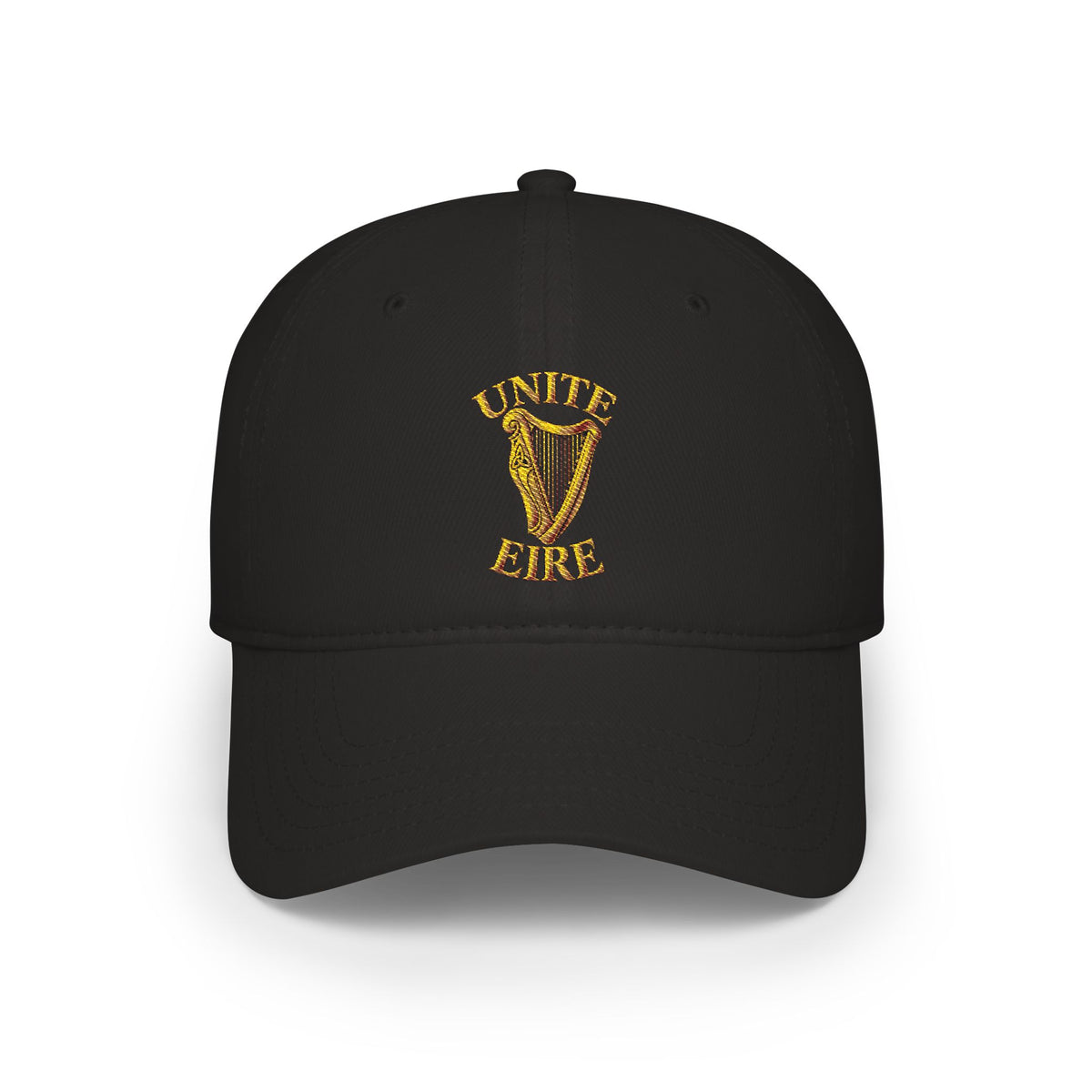 Embroidered 'Unite Eire' Harp Logo Low Profile Baseball Cap