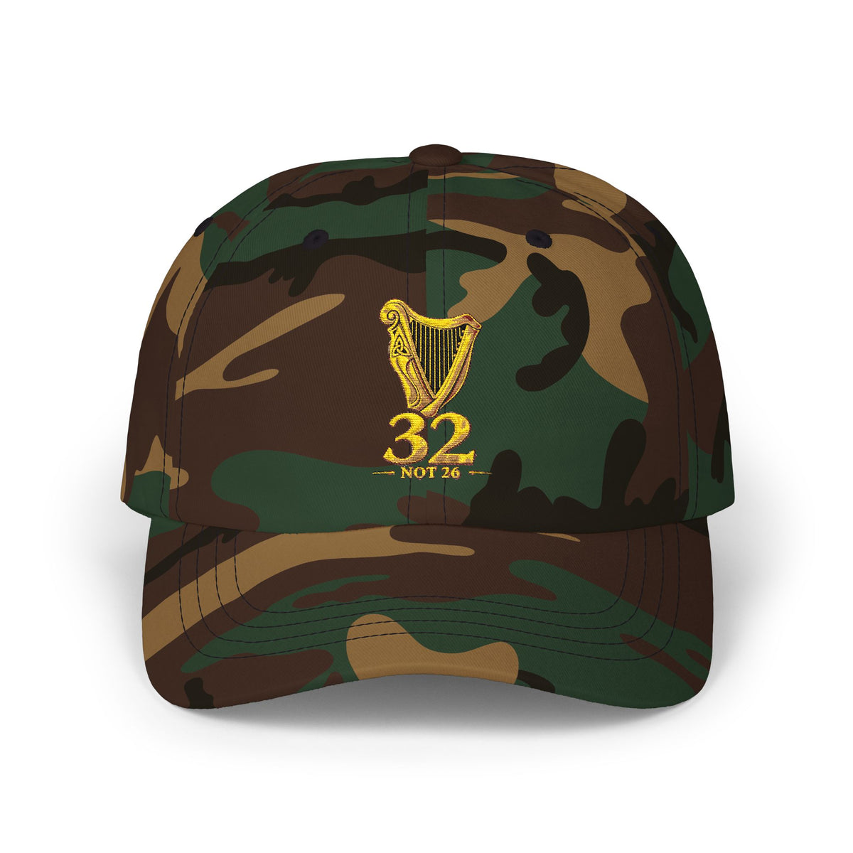 Dad Cap – Ireland, 32 not 26 counties, unite Ireland Embroidered Baseball Hat
