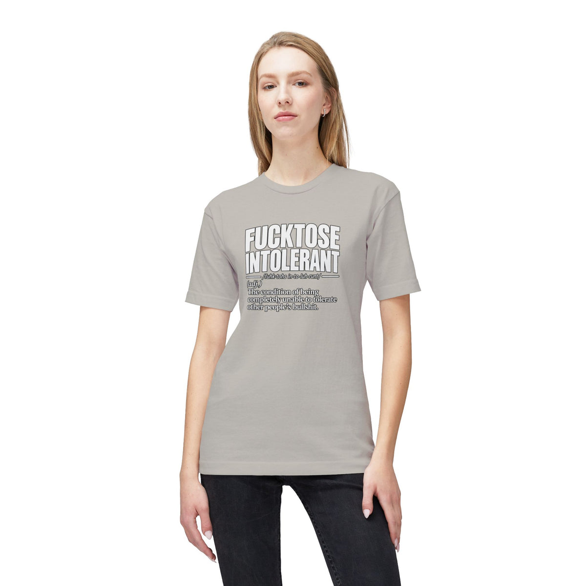 Fucktose Intolerant T-Shirt — Funny Medical Definition Tee for bullshit Awareness