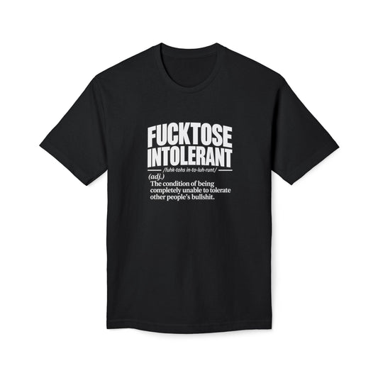 Fucktose Intolerant T-Shirt — Funny Medical Definition Tee for bullshit Awareness