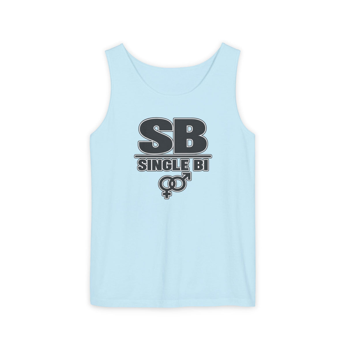 Single Bi Tank Top — SB Graphic LGBT Pride Muscle Tee