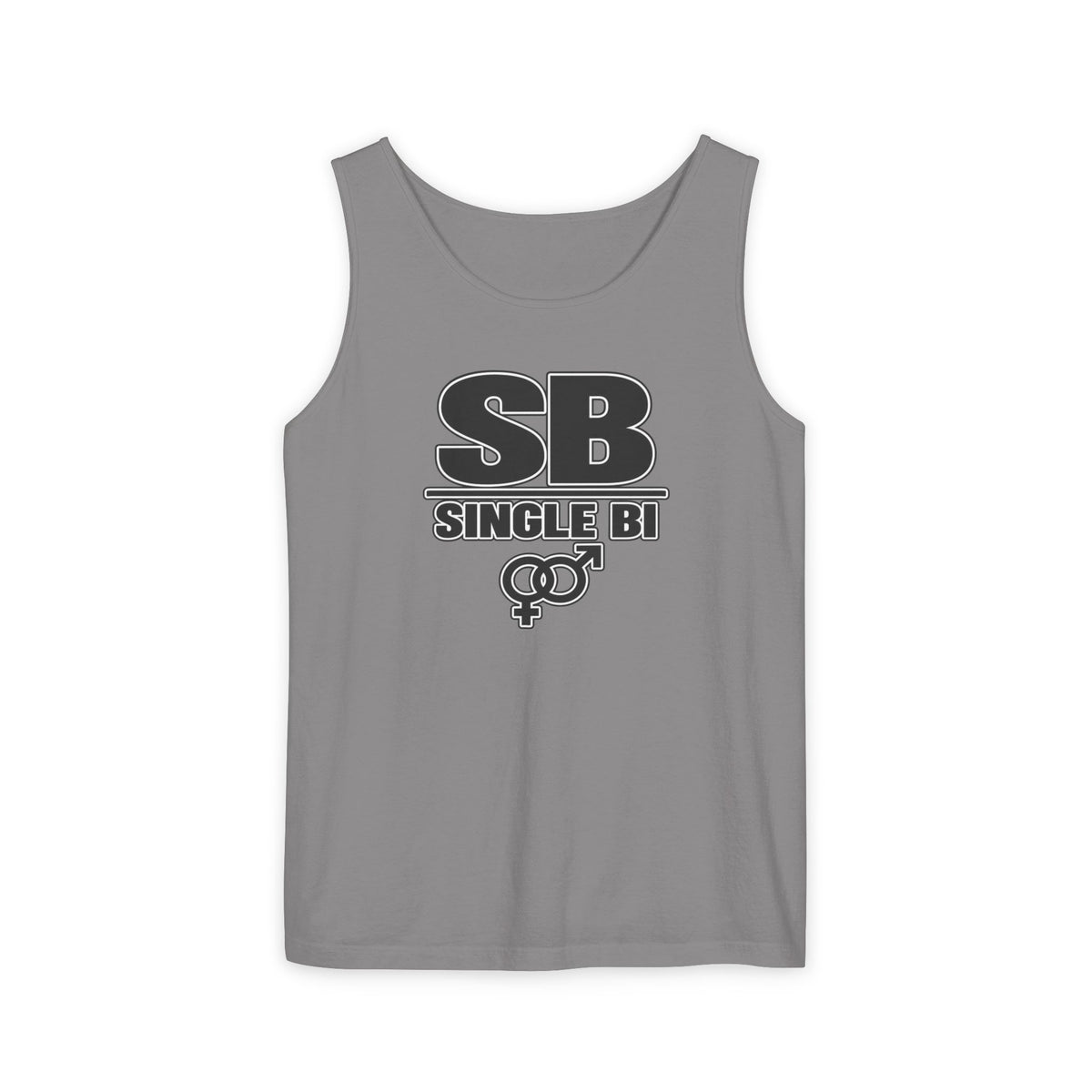 Single Bi Tank Top — SB Graphic LGBT Pride Muscle Tee