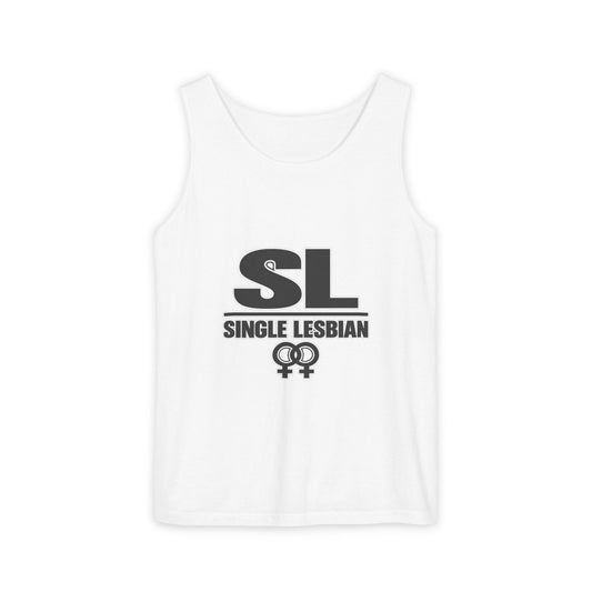 Single Lesbian Tank Top — SL Graphic Pride Tank