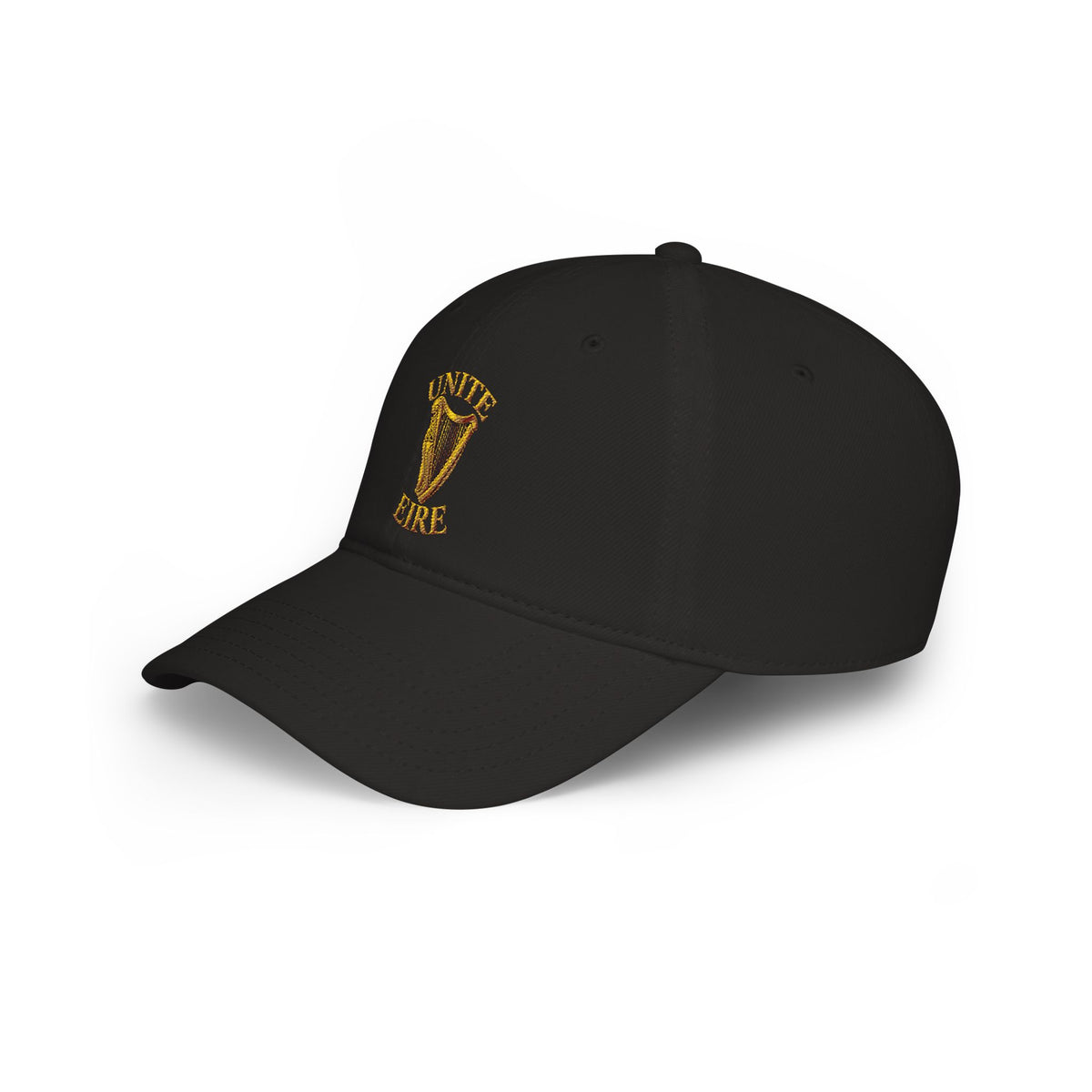 Embroidered 'Unite Eire' Harp Logo Low Profile Baseball Cap