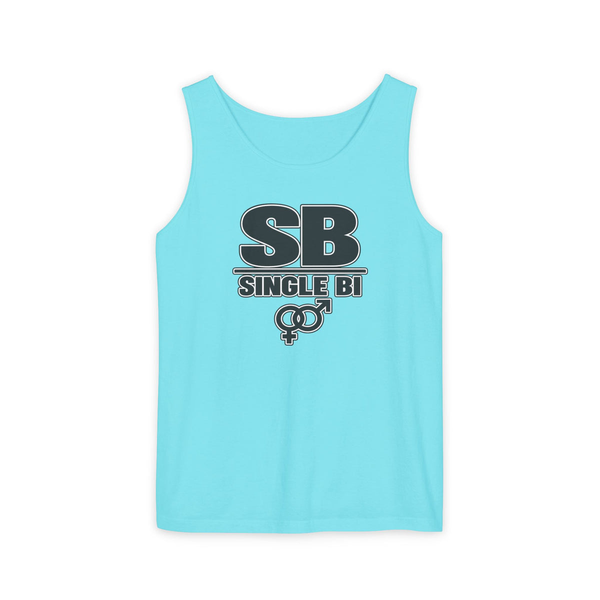 Single Bi Tank Top — SB Graphic LGBT Pride Muscle Tee