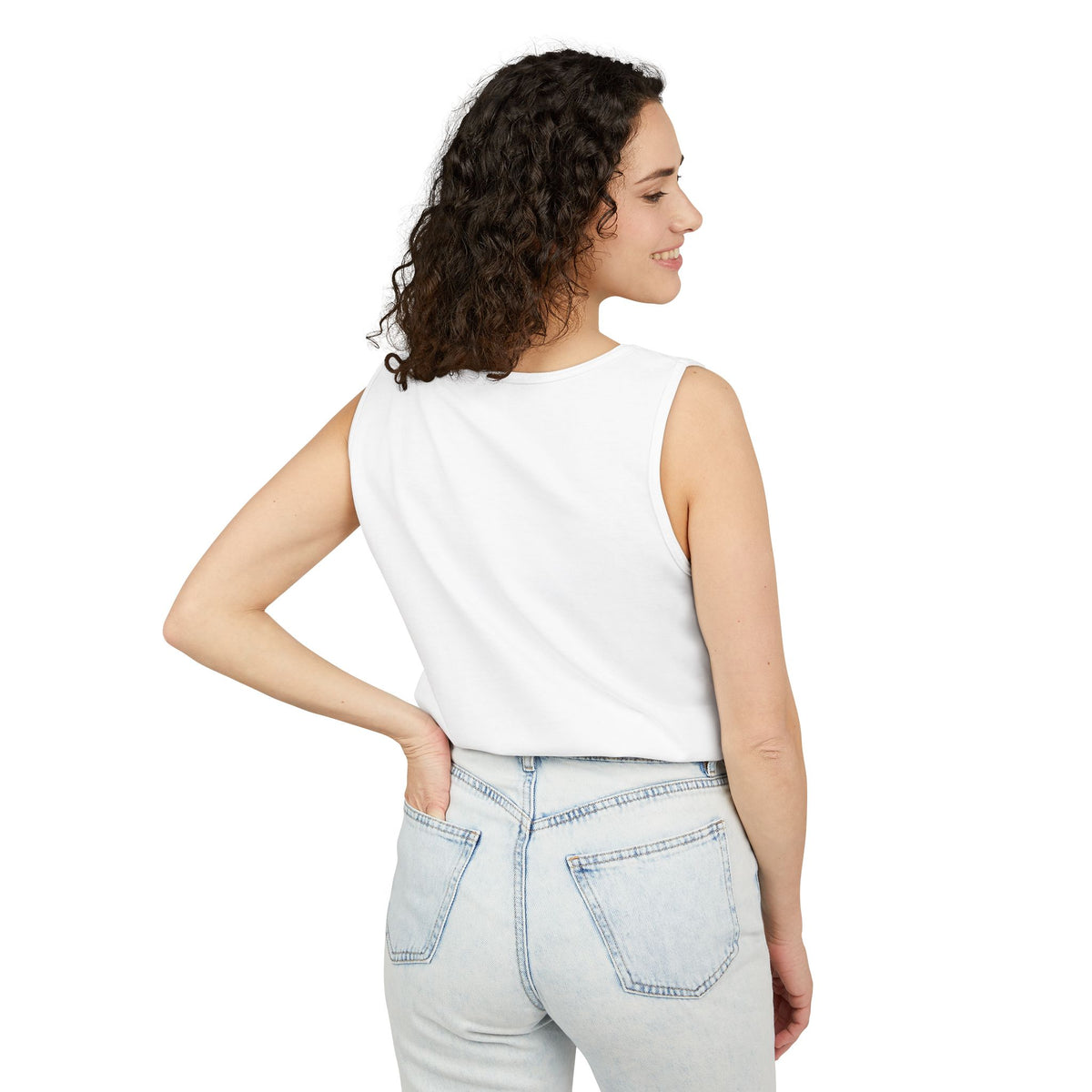 Single Straight Tank Top — 'SS' Graphic Casual Muscle Tee