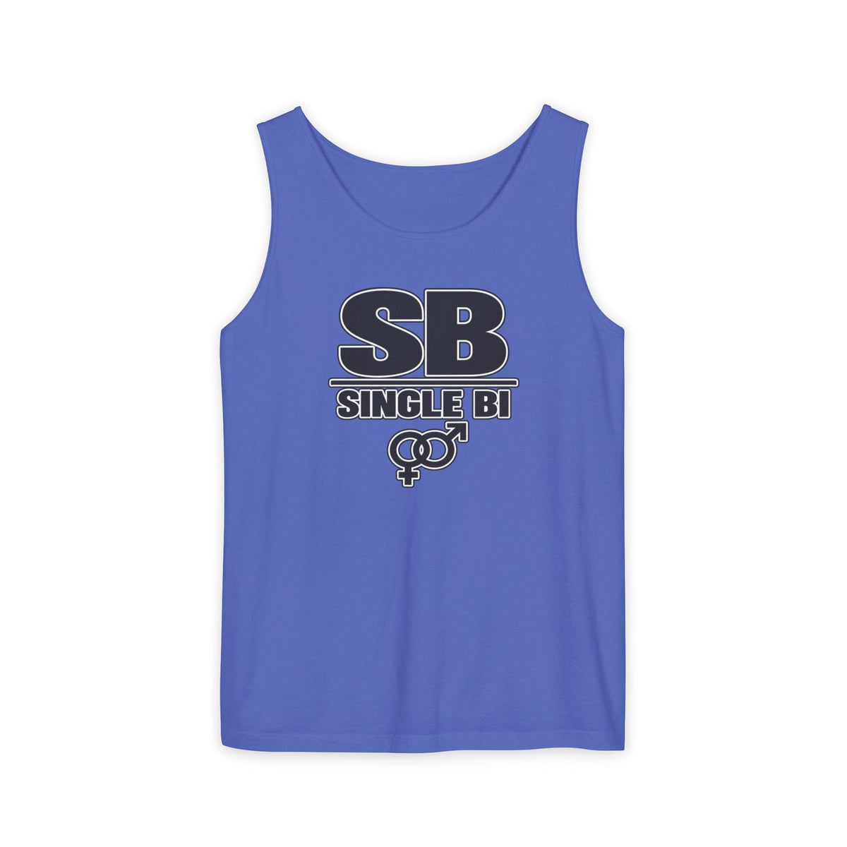 Single Bi Tank Top — SB Graphic LGBT Pride Muscle Tee