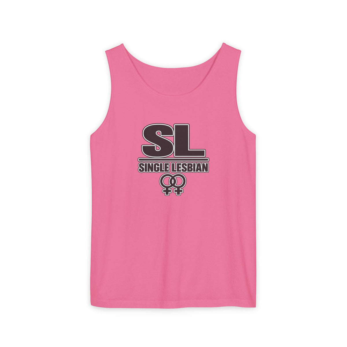Single Lesbian Tank Top — SL Graphic Pride Tank
