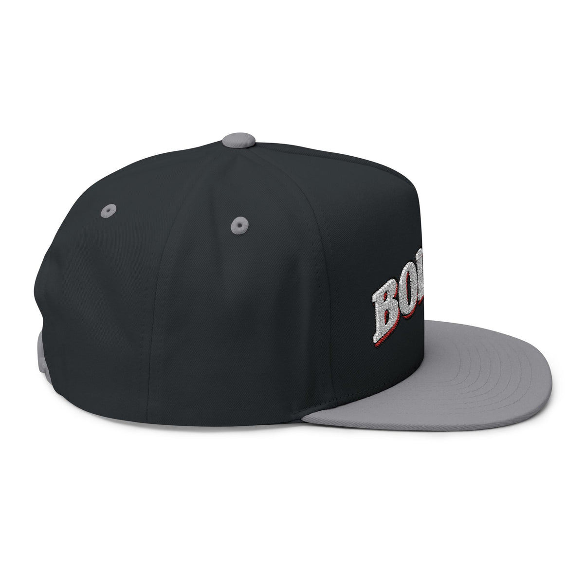 Bollox Embroidered Flat Bill Cap