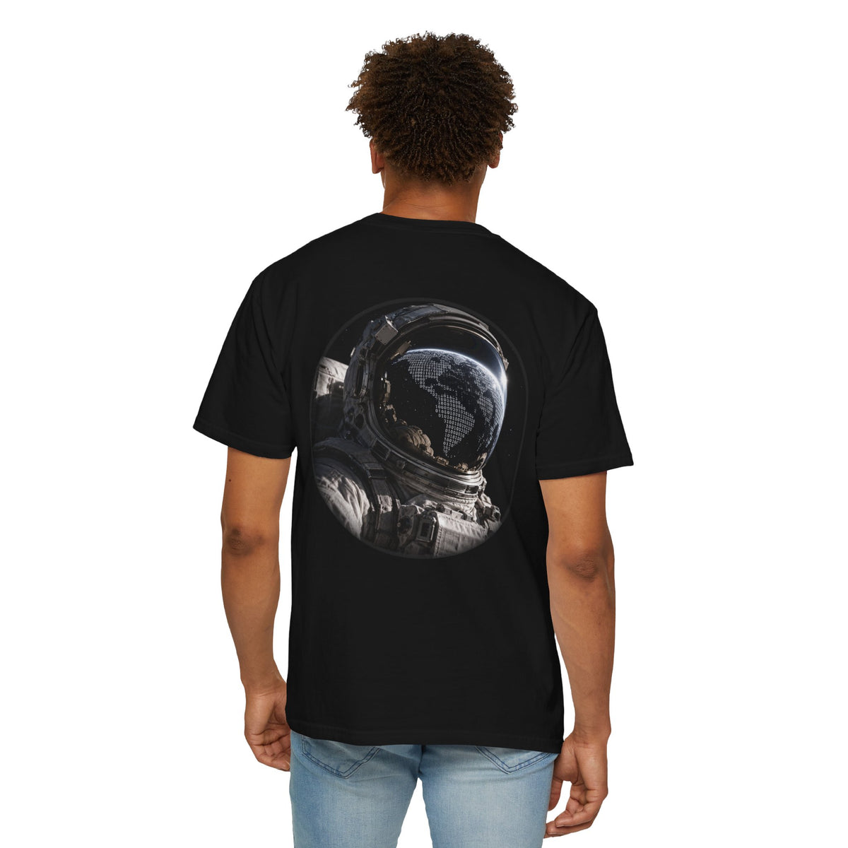 The Simulation Astronaut Earth Space Exploration T-Shirt