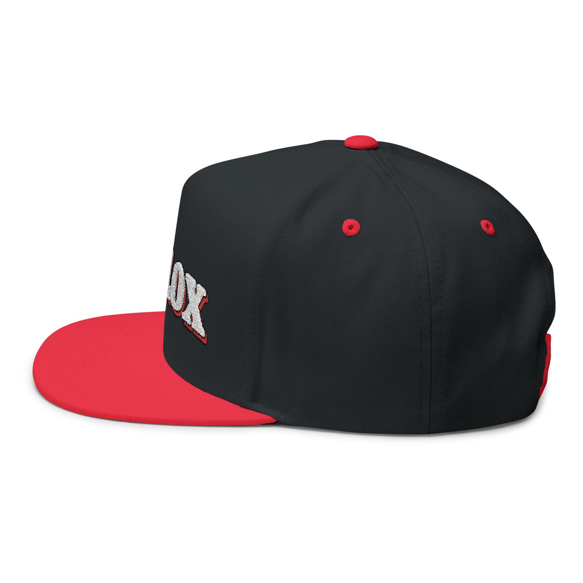 Bollox Embroidered Flat Bill Cap