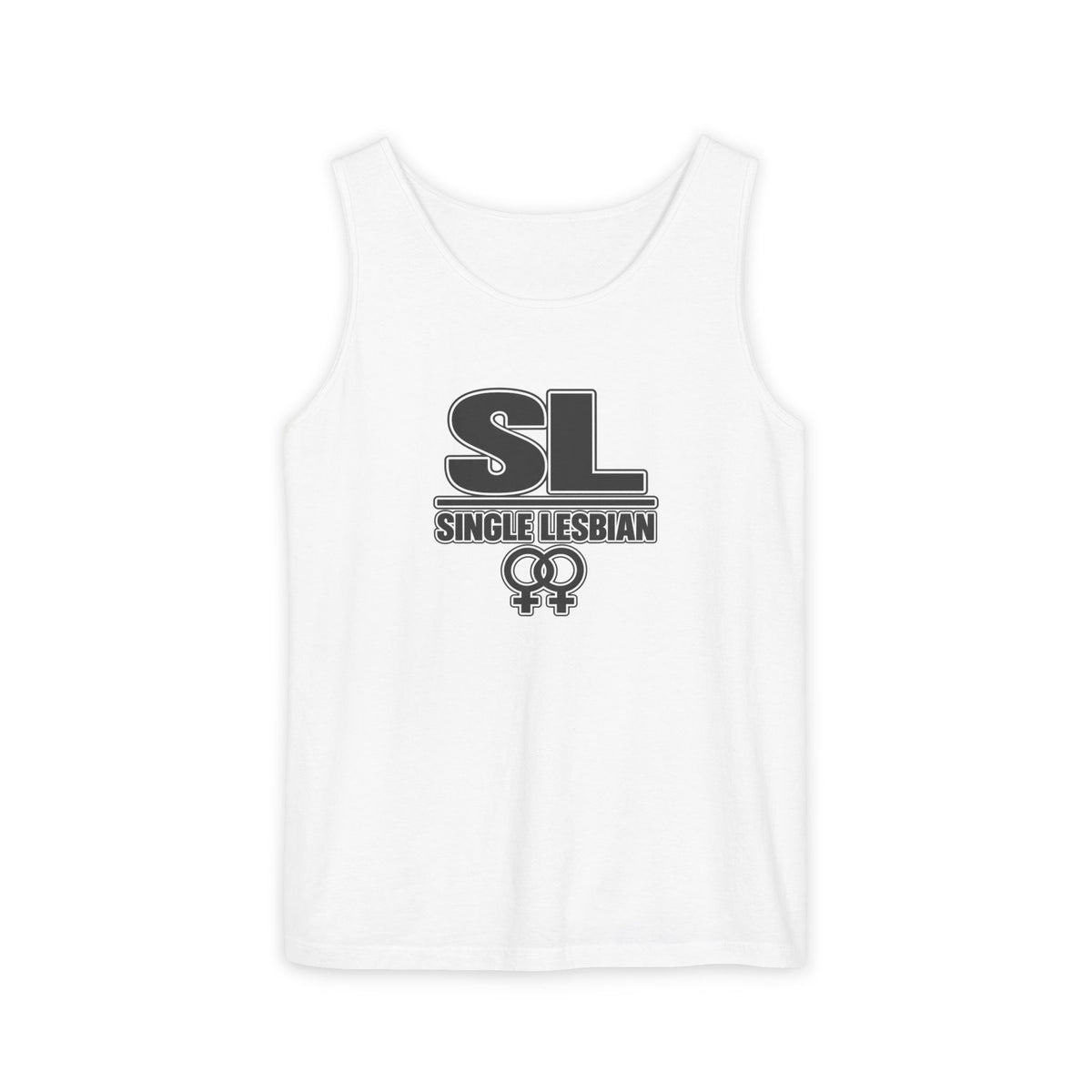 Single Lesbian Tank Top — SL Graphic Pride Tank