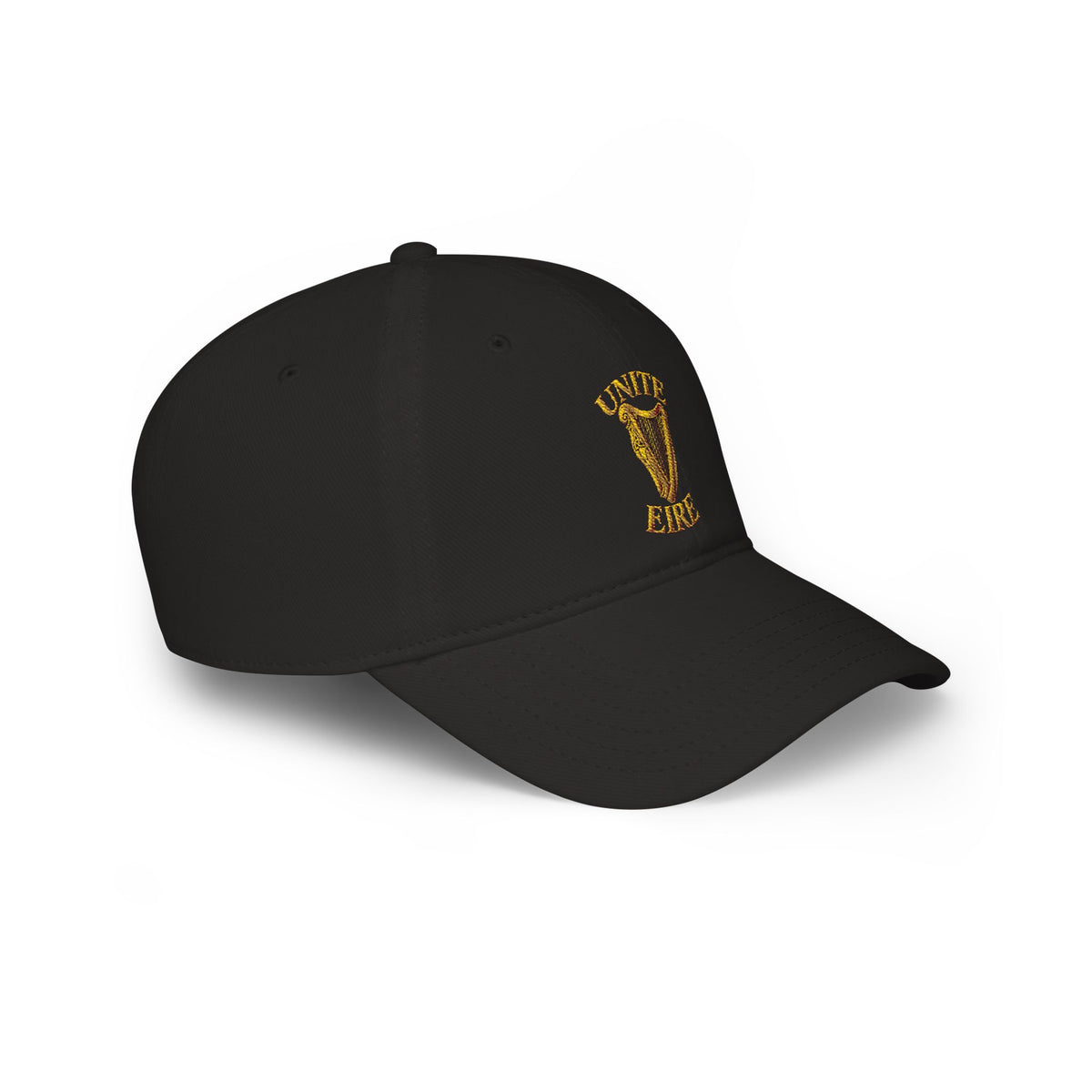 Embroidered 'Unite Eire' Harp Logo Low Profile Baseball Cap