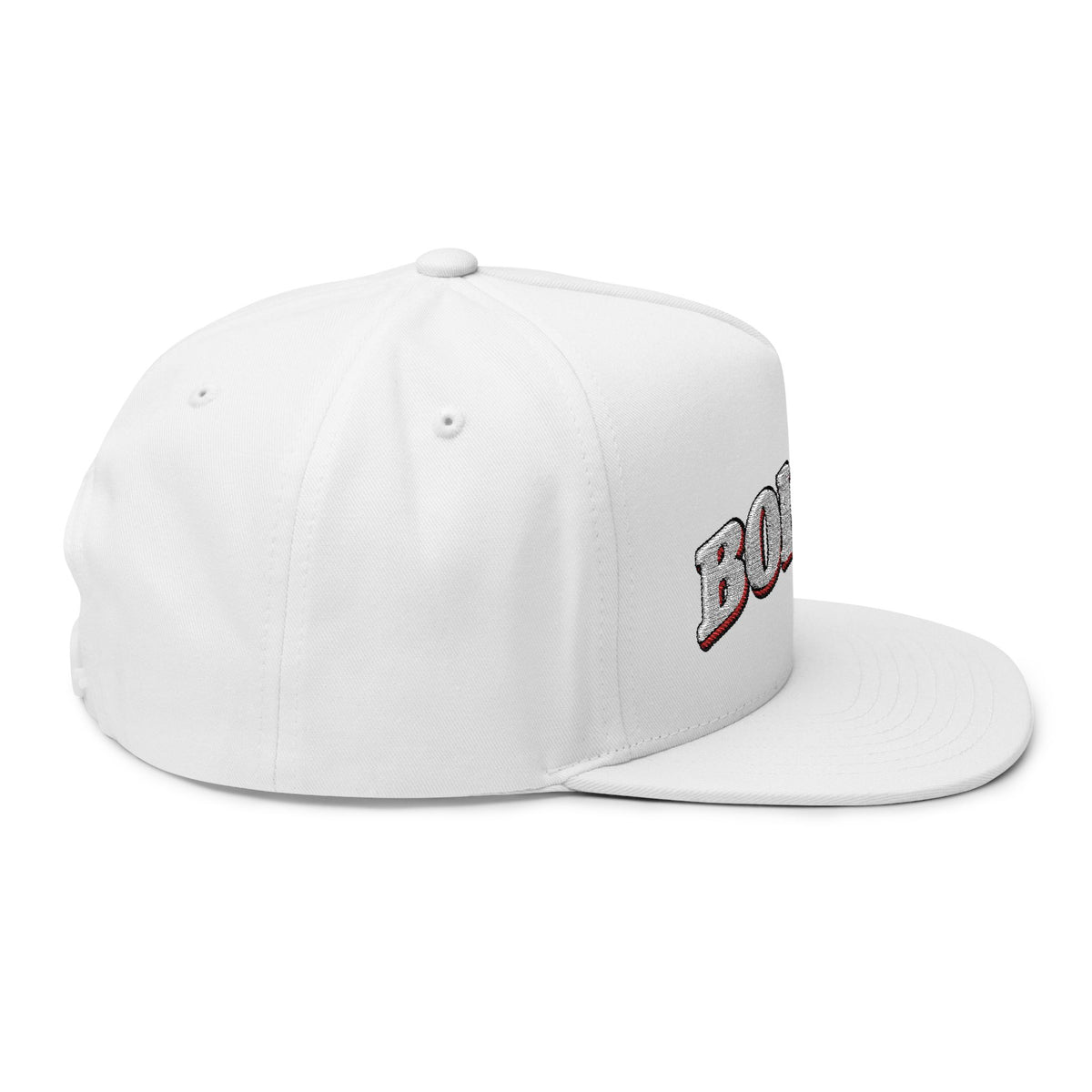 Bollox Embroidered Flat Bill Cap