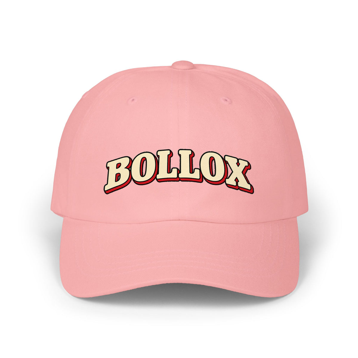 Bollox Dad Cap – Retro Embroidered Script Baseball Hat