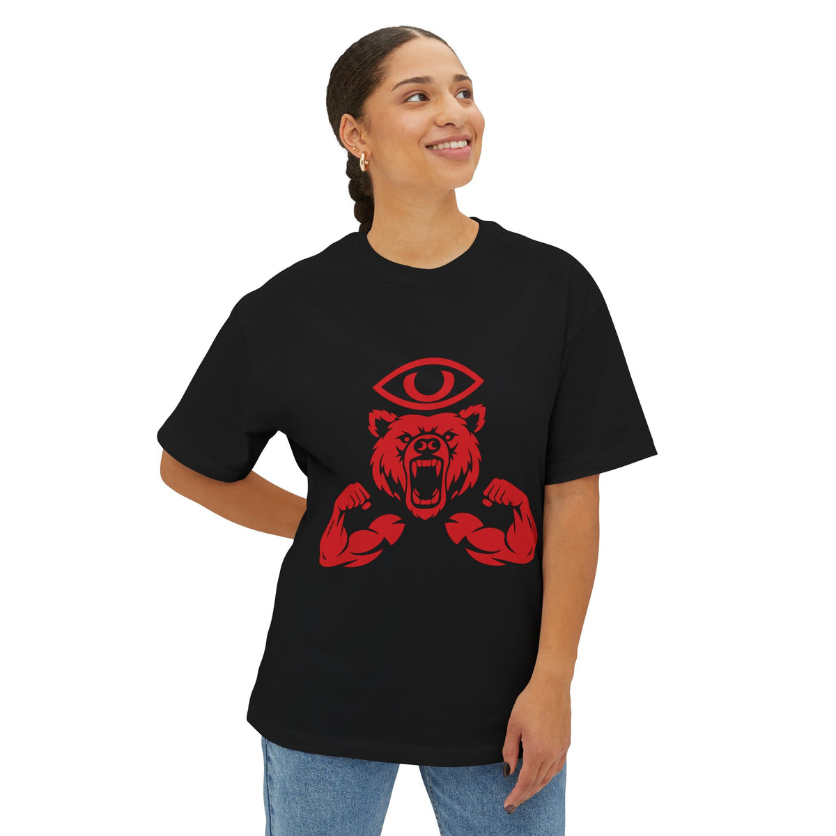 I Bear Arms Unisex Oversized Boxy Tee