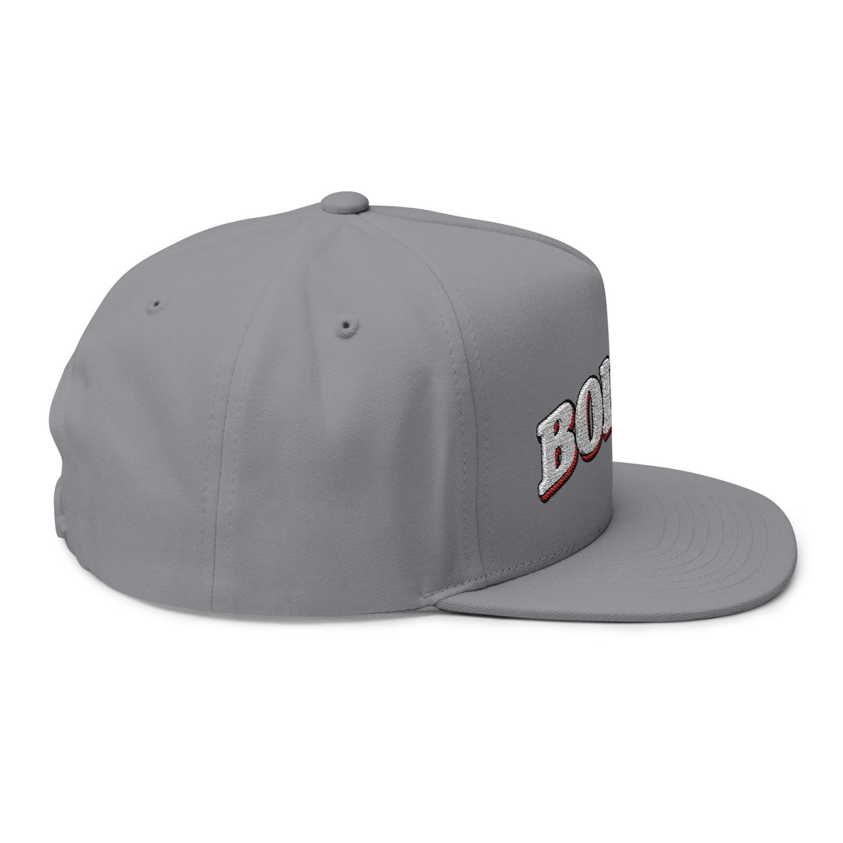 Bollox Embroidered Flat Bill Cap