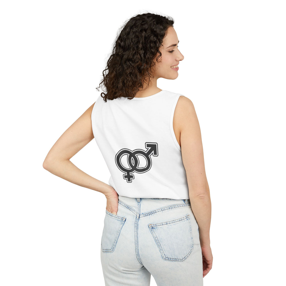 Single Bi Tank Top — SB Graphic LGBT Pride Muscle Tee