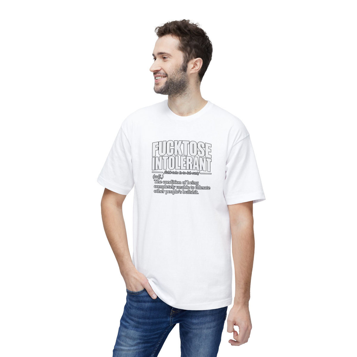 Fucktose Intolerant T-Shirt — Funny Medical Definition Tee for bullshit Awareness
