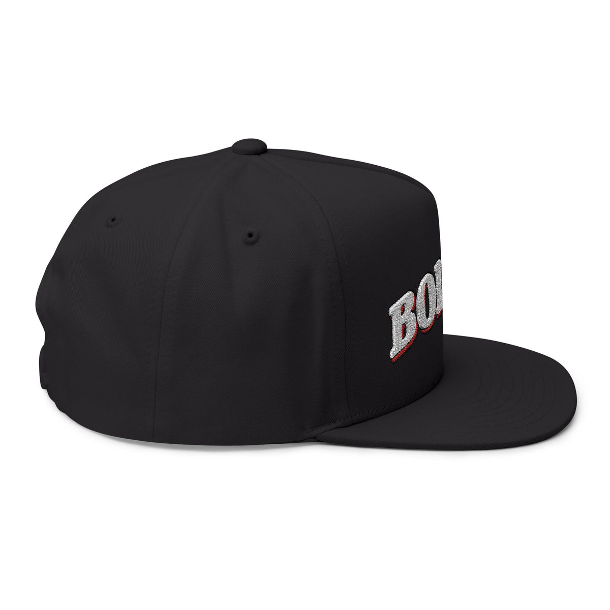 Bollox Embroidered Flat Bill Cap